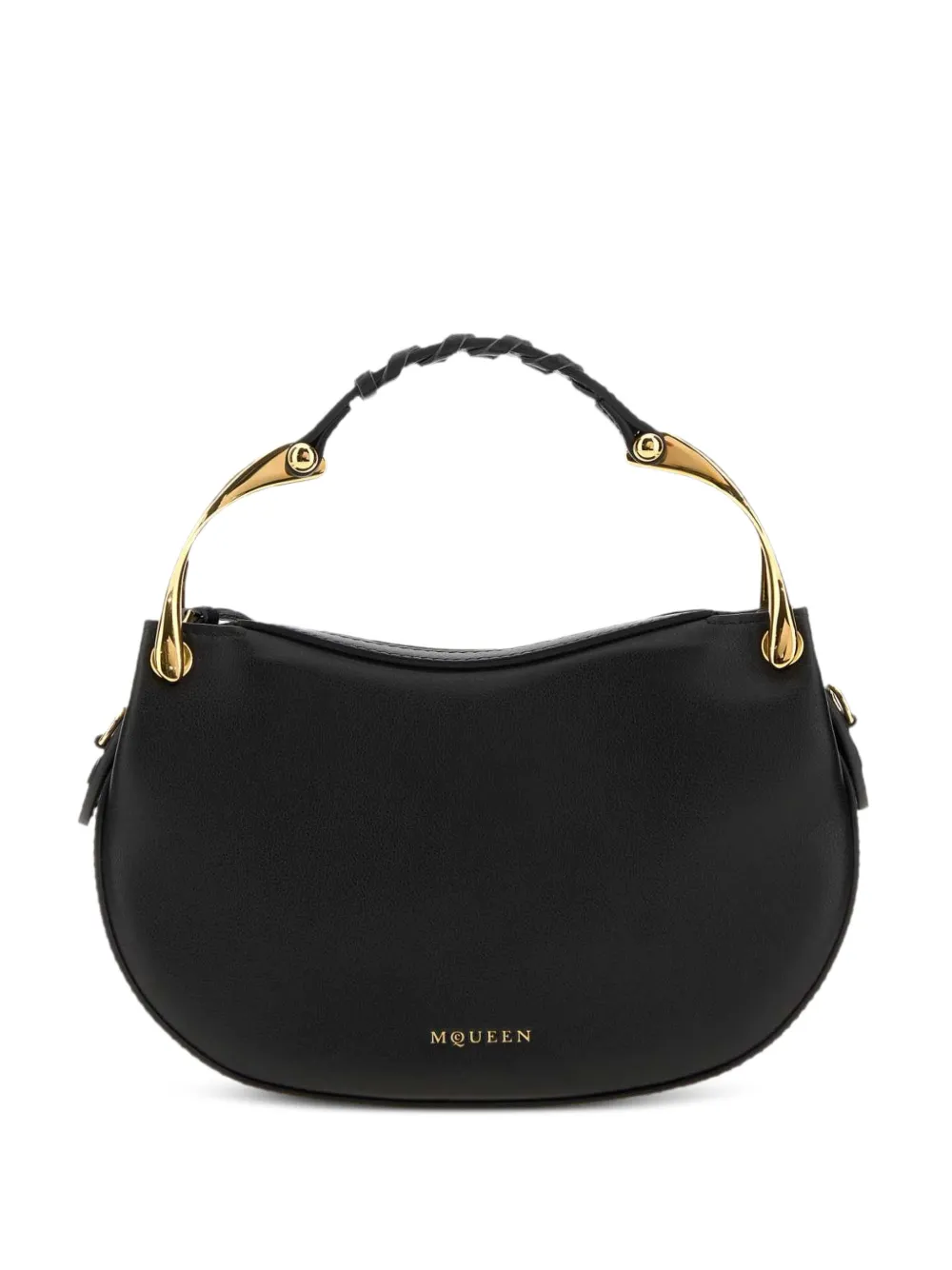 Alexander McQueen mini Wishbone clutch bag - Black