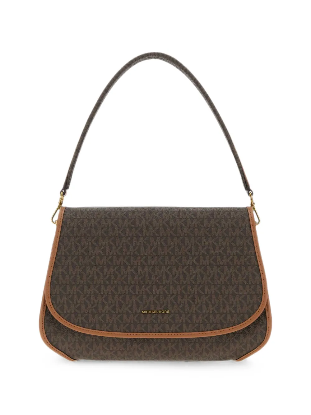 Michael Michael Kors meidum Holmes logo-print shoulder bag - Marrone