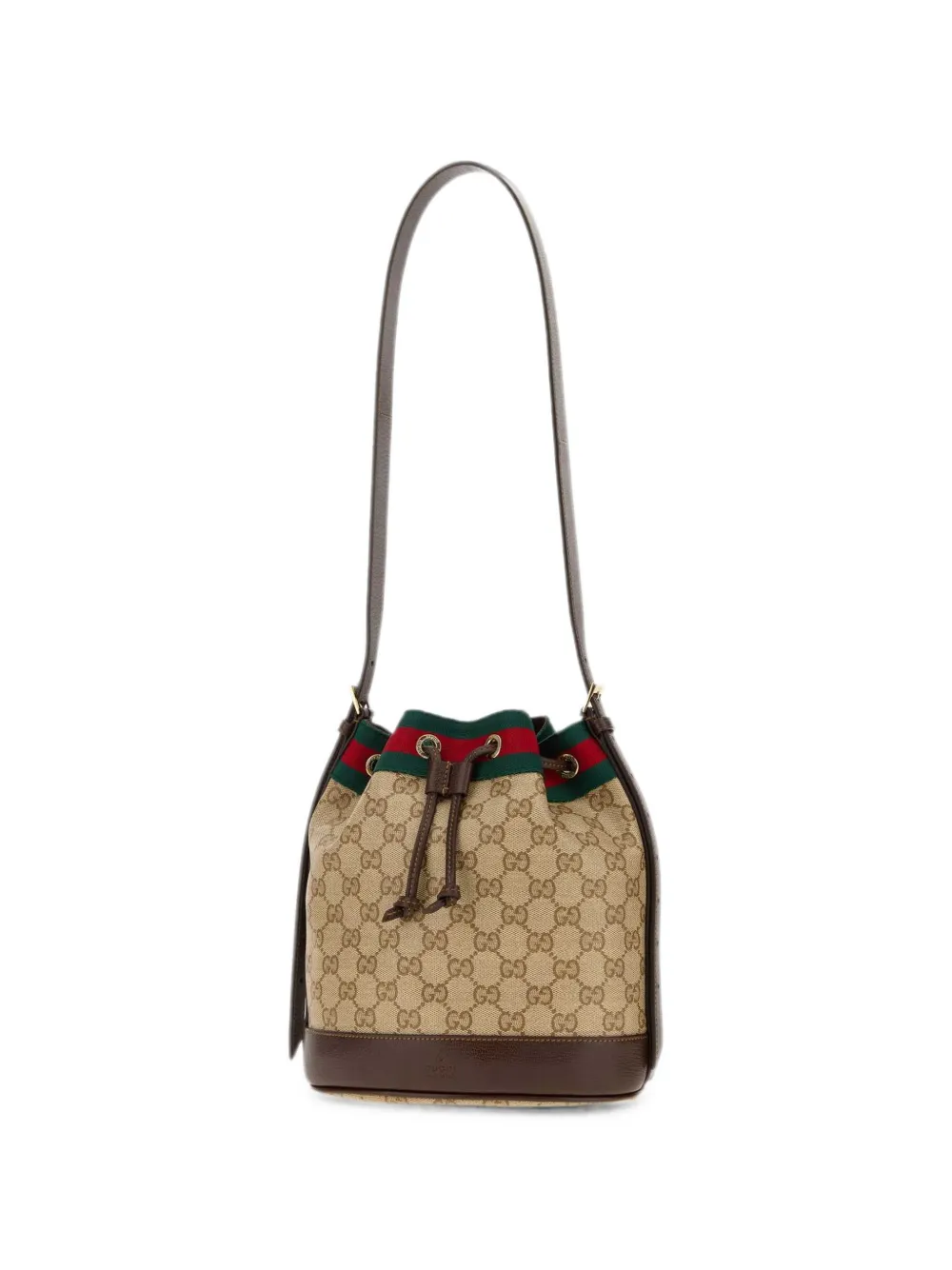 Gucci GG Supreme Web bucket-tas Beige