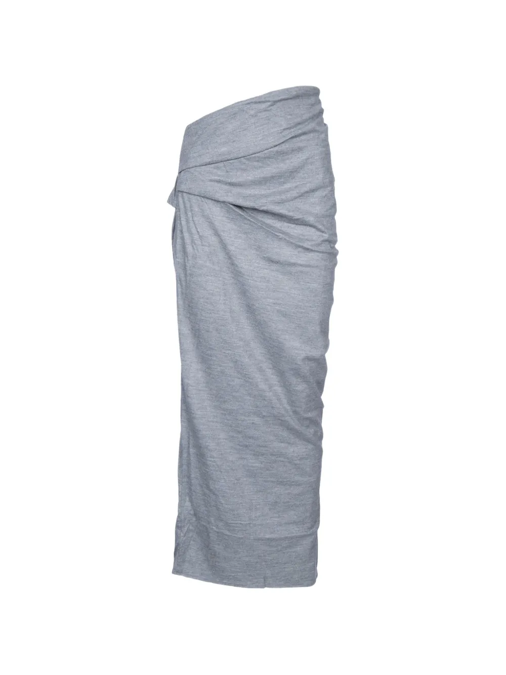 ENTIRE STUDIOS draped wool skirt - Grey