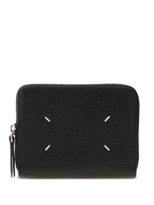 Maison Margiela Four Stitches Keyring Cardholder | Black | FARFETCH