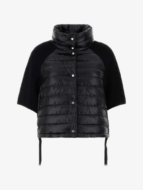 Herno quilted short-sleeve jacket