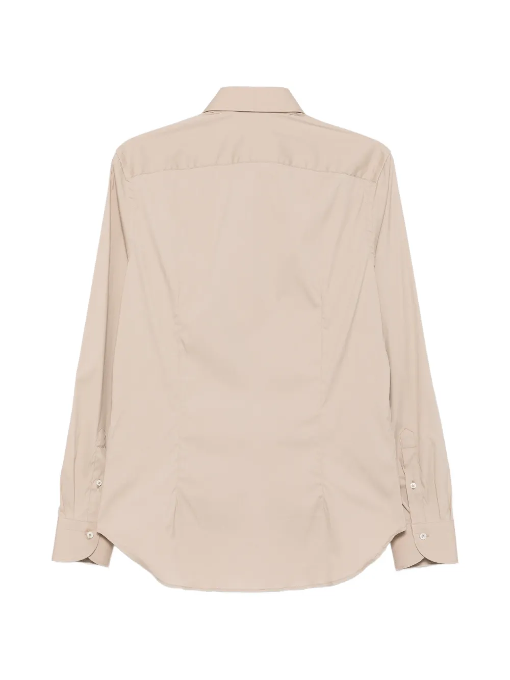 Canali Button-up overhemd Beige