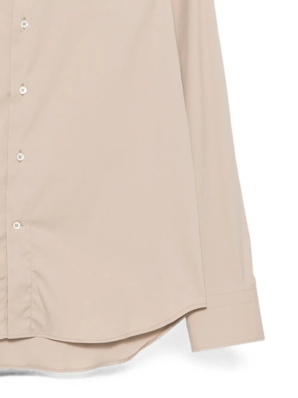 Canali Button-up overhemd Beige