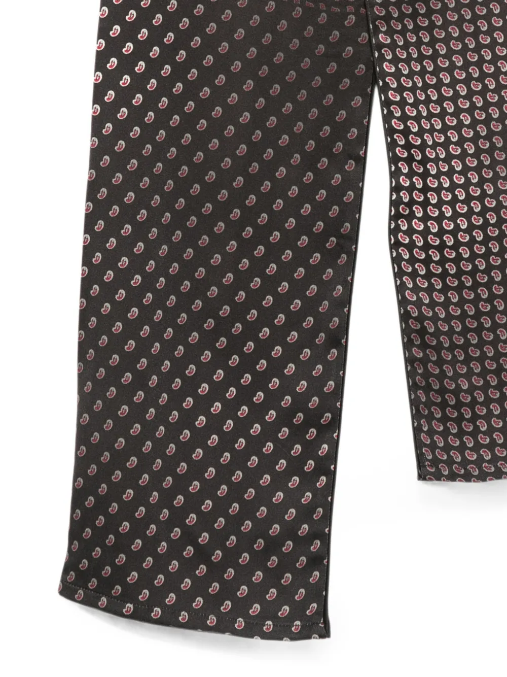 Maison Margiela Button-down sjaal met paisley-print Bruin