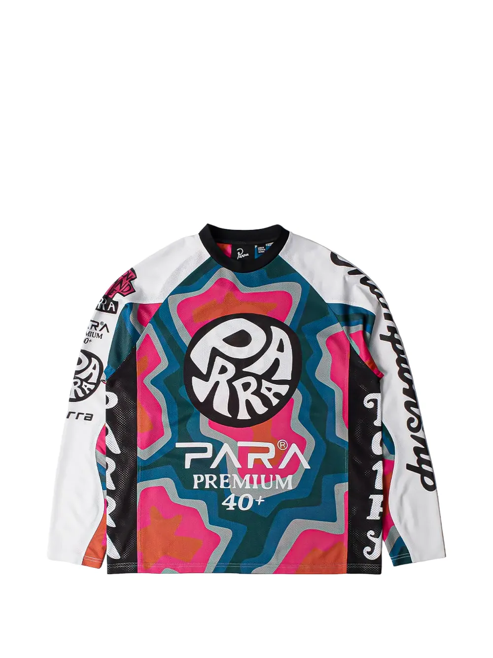 BY PARRA MTB Competition graphic-print long-sleeved T-shirt - Bianco