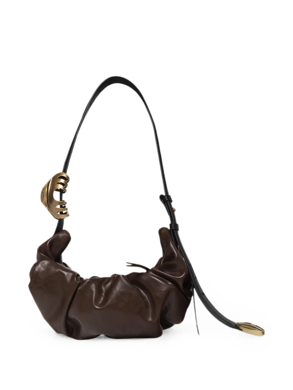 Diesel small Grab-D shoulder bag - Braun