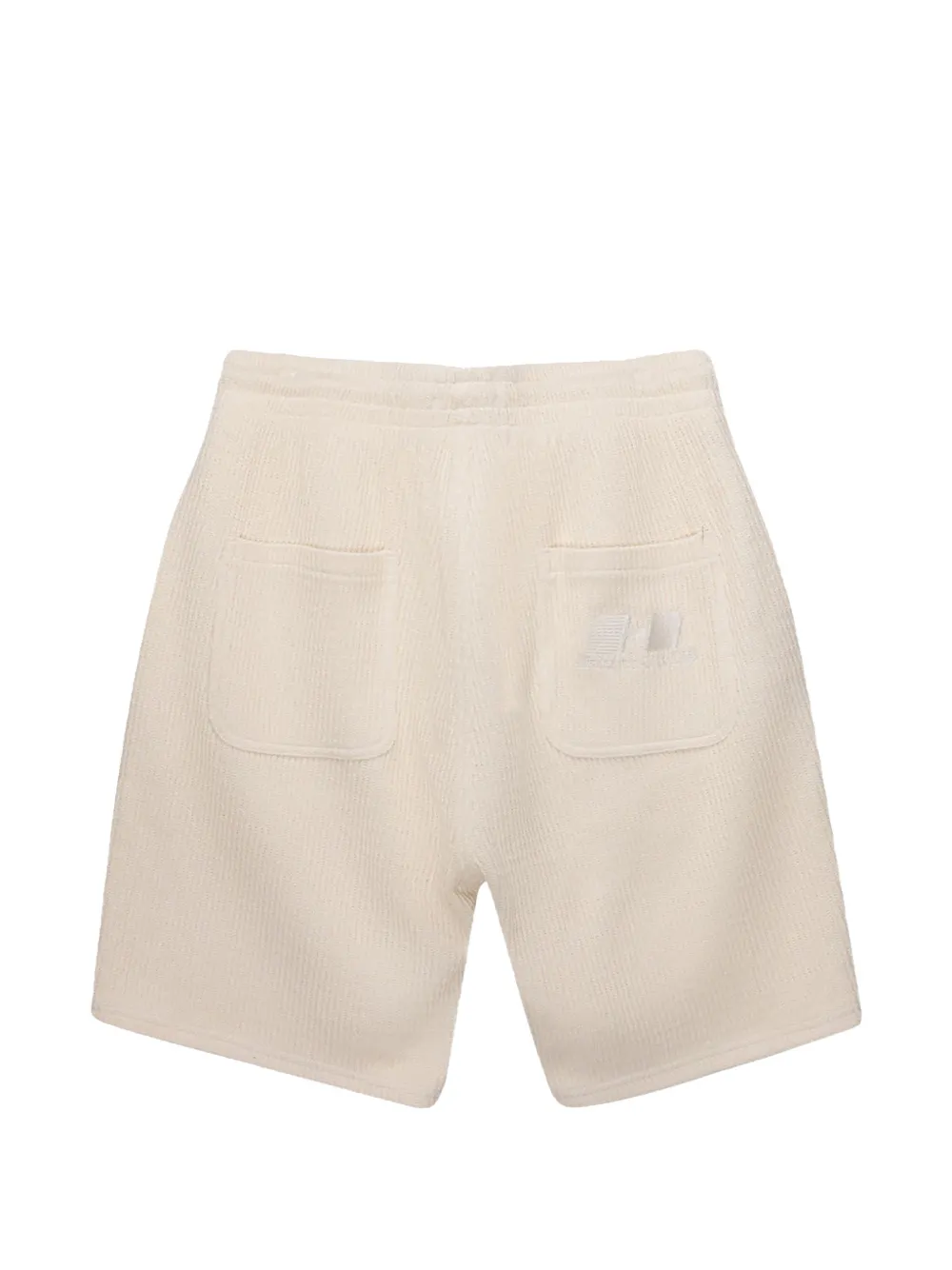 Honor The Gift Ribgebreide shorts met trekkoord Beige