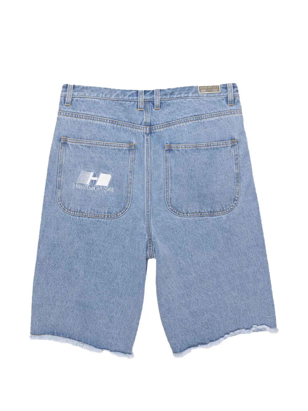 Honor The Gift Shorts met franje Blauw