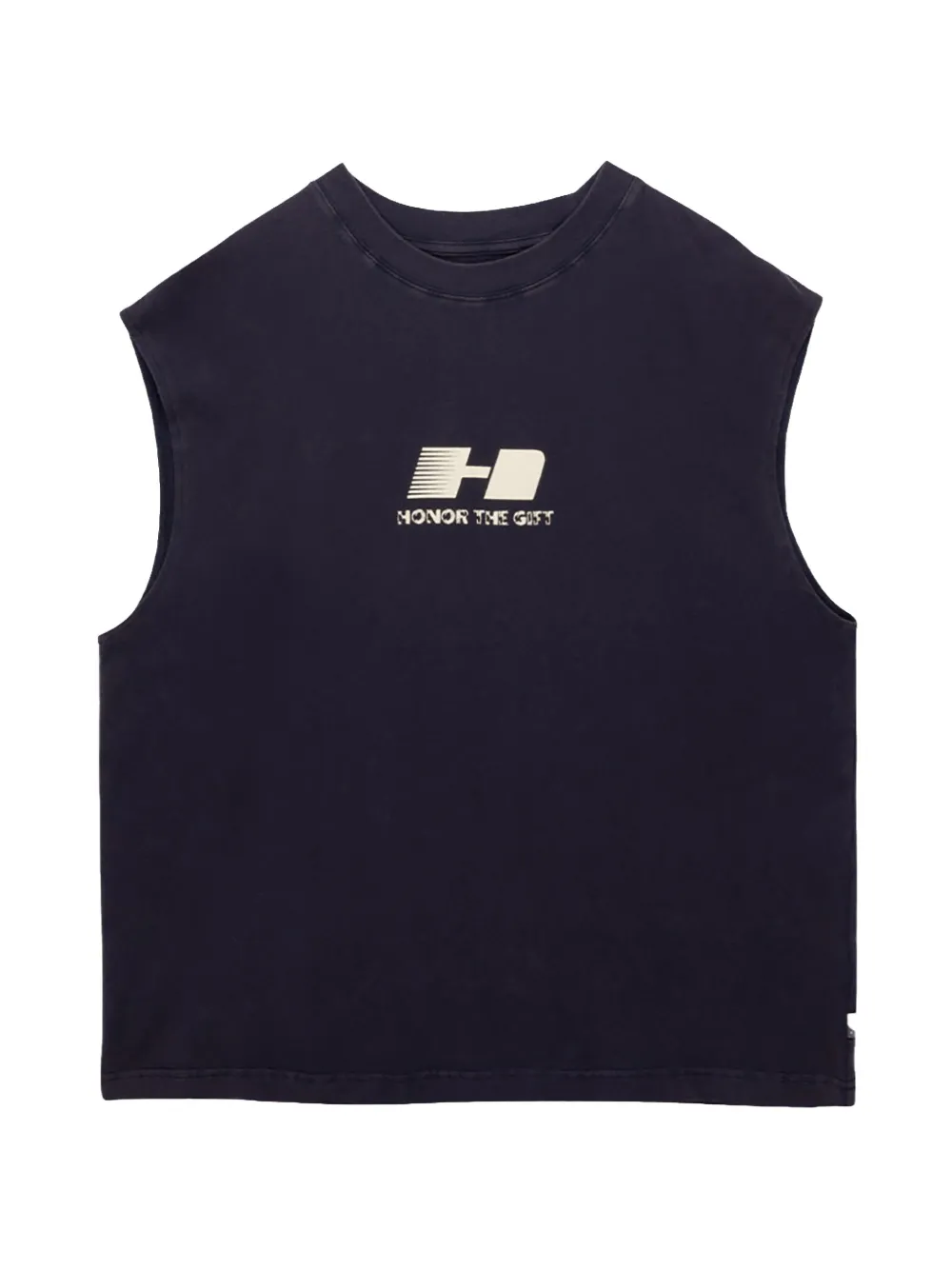 Honor The Gift Frequency Tanktop mit grafischem Print - Blau
