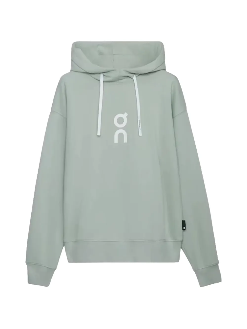 On Club logo-print hoodie - Verde