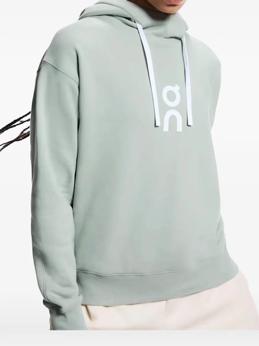 On Club hoodie met logoprint Groen