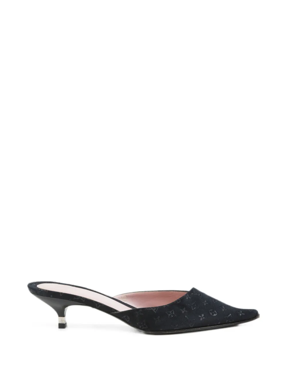 Louis Vuitton Pre-Owned 2000s Monogram canvas mules - Black