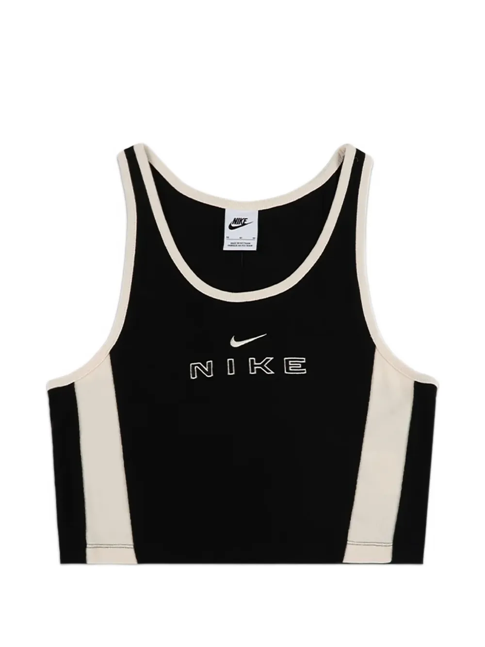 Nike Top smanicato con logo - Nero
