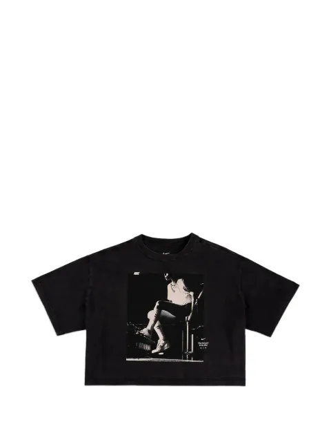 Nike Basketball graphic-print cropped T-shirt