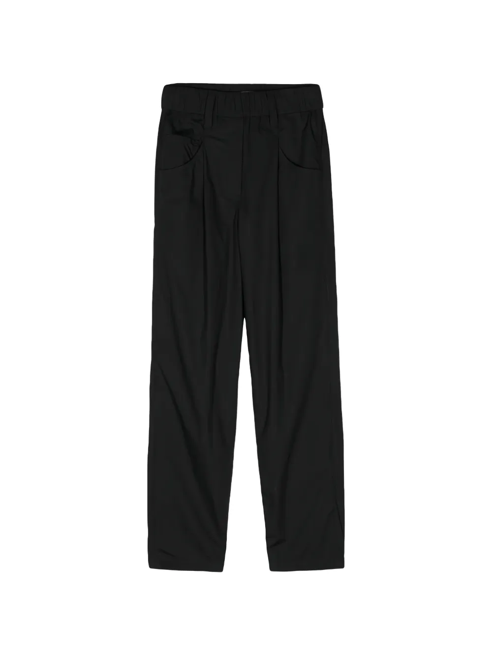 Brunello Cucinelli pleated elasticated-waist trousers - Nero