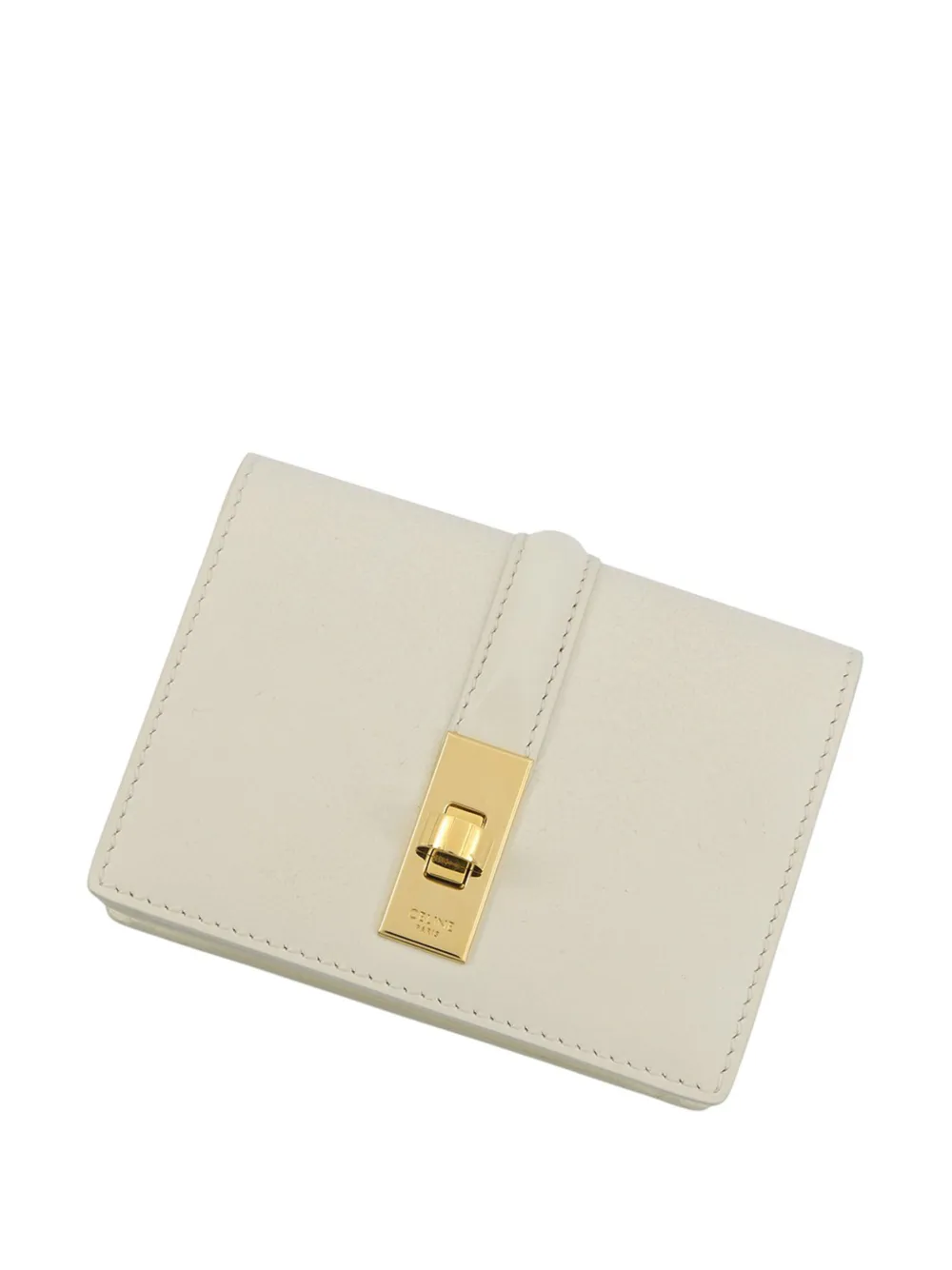 Celine Pre-Owned Portacarte 16 in pelle 2010-2026 - Bianco