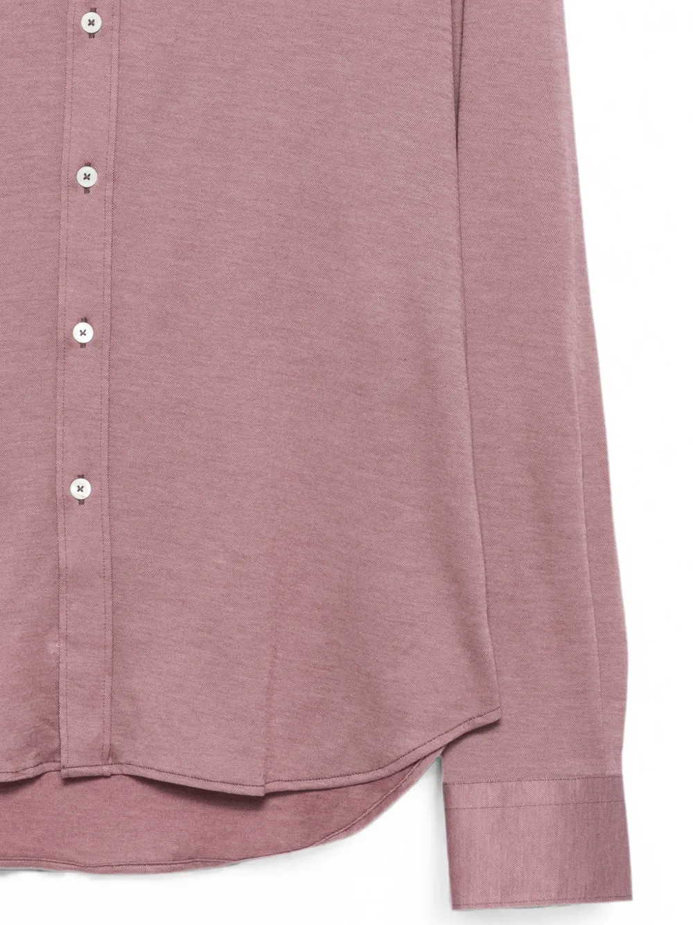 Canali Gemêleerd overhemd met button-downkraag Roze