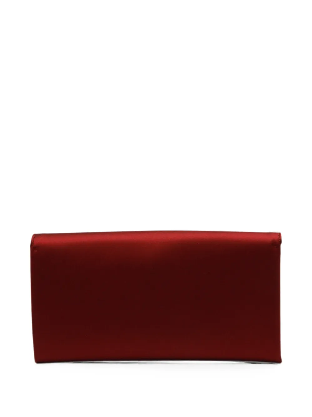 TOM FORD Clutch met satijnen afwerking en push-lock Rood