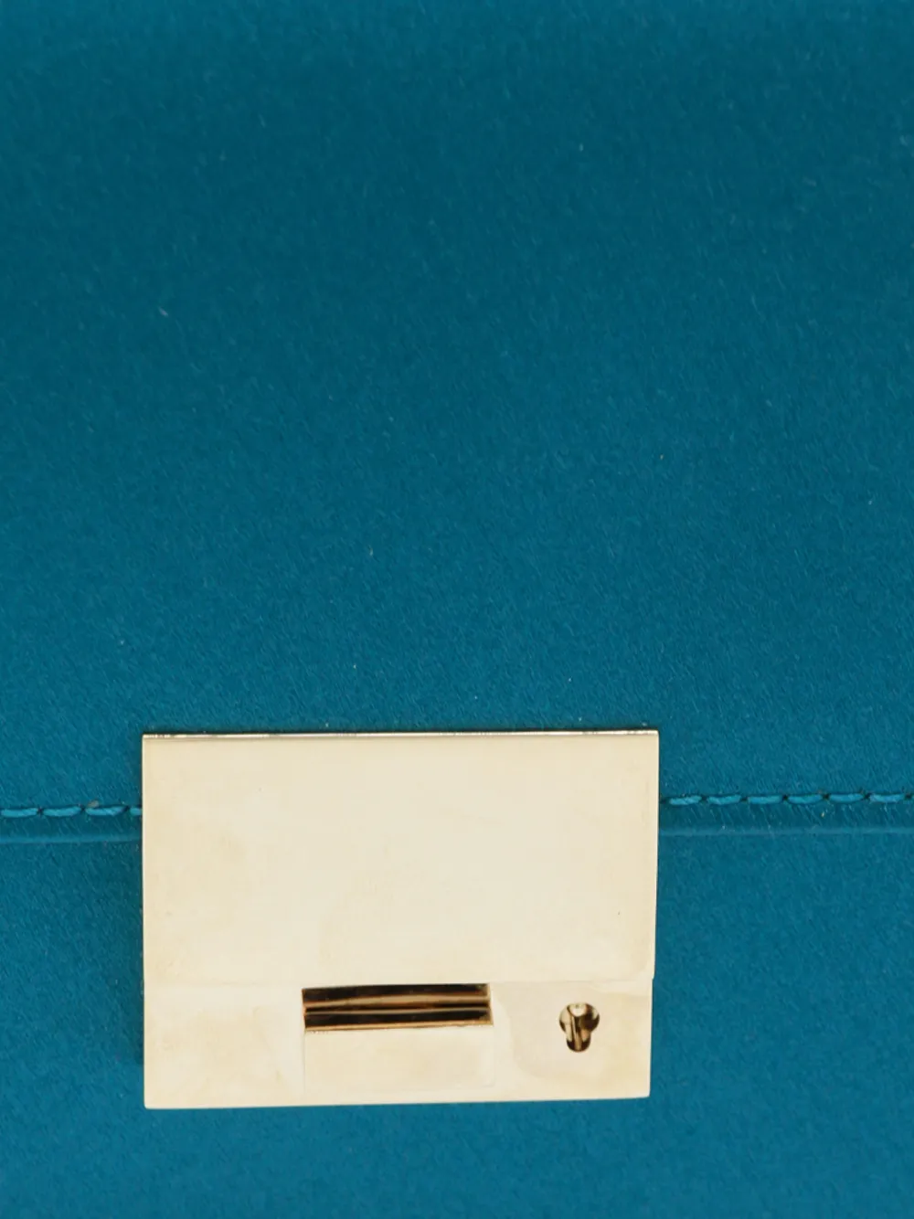 TOM FORD Satin-finish Logo-plaque Clutch Bag in Blue, view 4