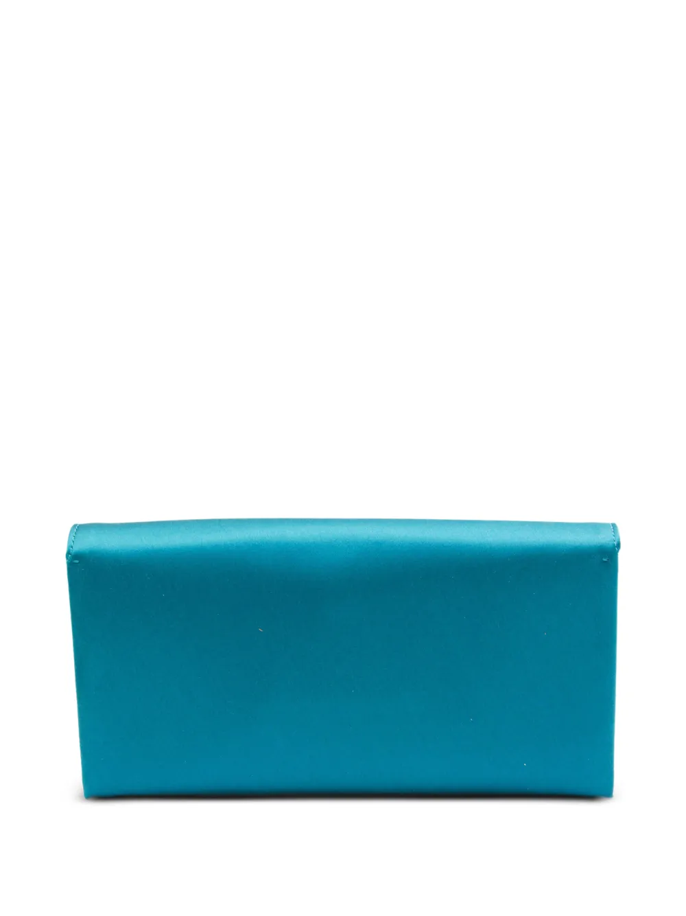 TOM FORD Satin-finish Logo-plaque Clutch Bag in Blue, view 2