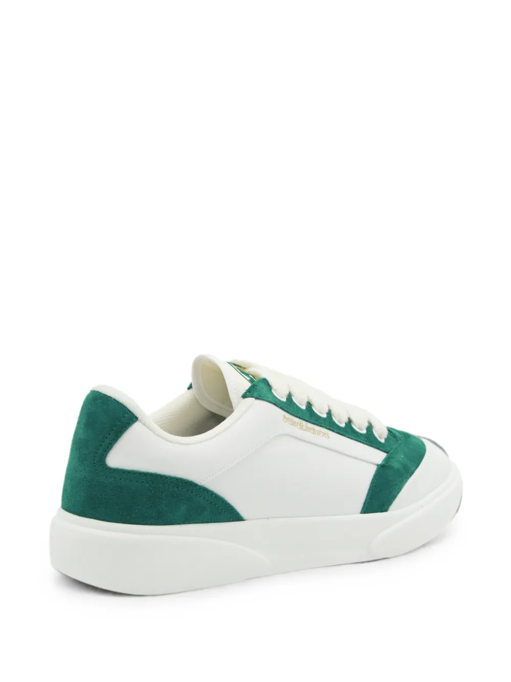 Casablanca Del Mar sneakers met suède vlakken en logo-print Wit