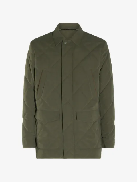 Canali quilted coat