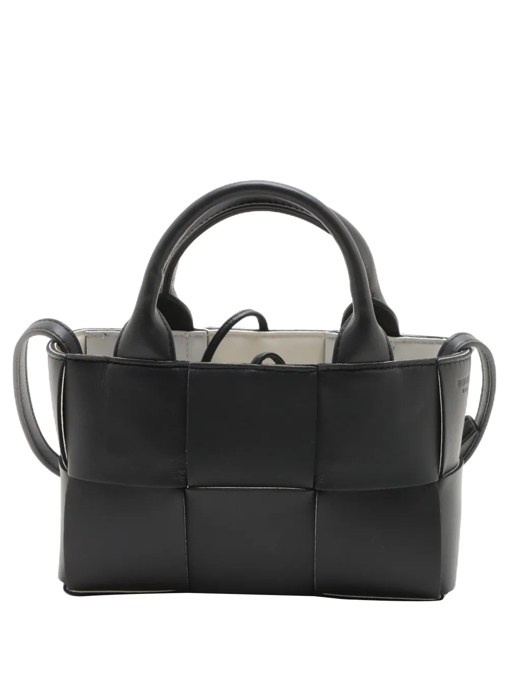 Bottega Veneta Pre-Owned Borsa tote Candy Maxi Intrecciato Arco in nappa 2012-2026 - Nero