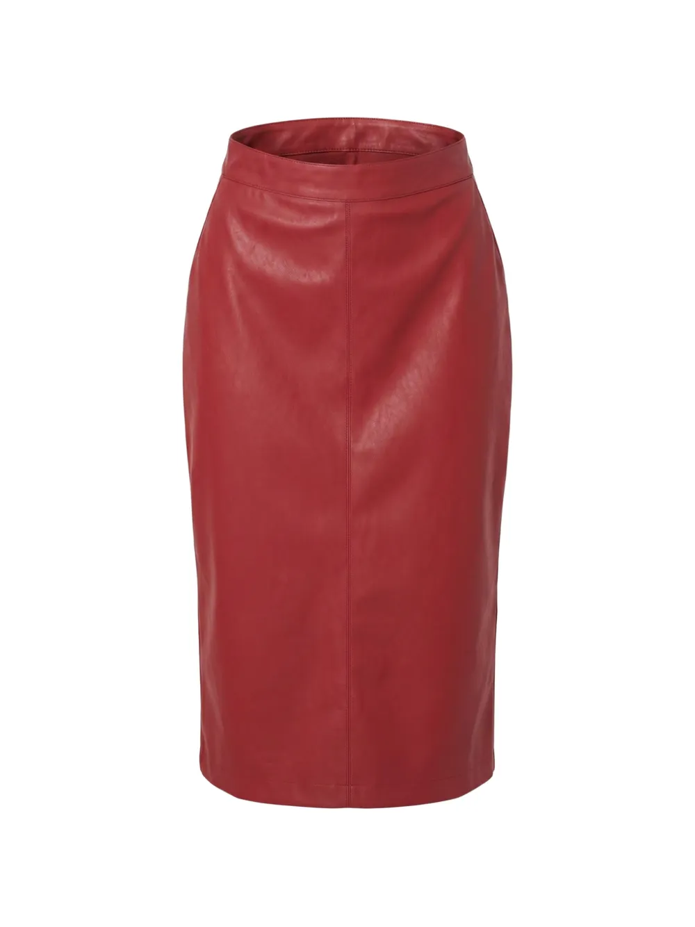 PINKO Gerbera flap-pocket slit-detail midi skirt - Rosso