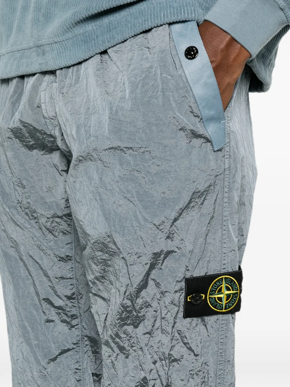 Stone Island Trainingsbroek met logopatch Blauw