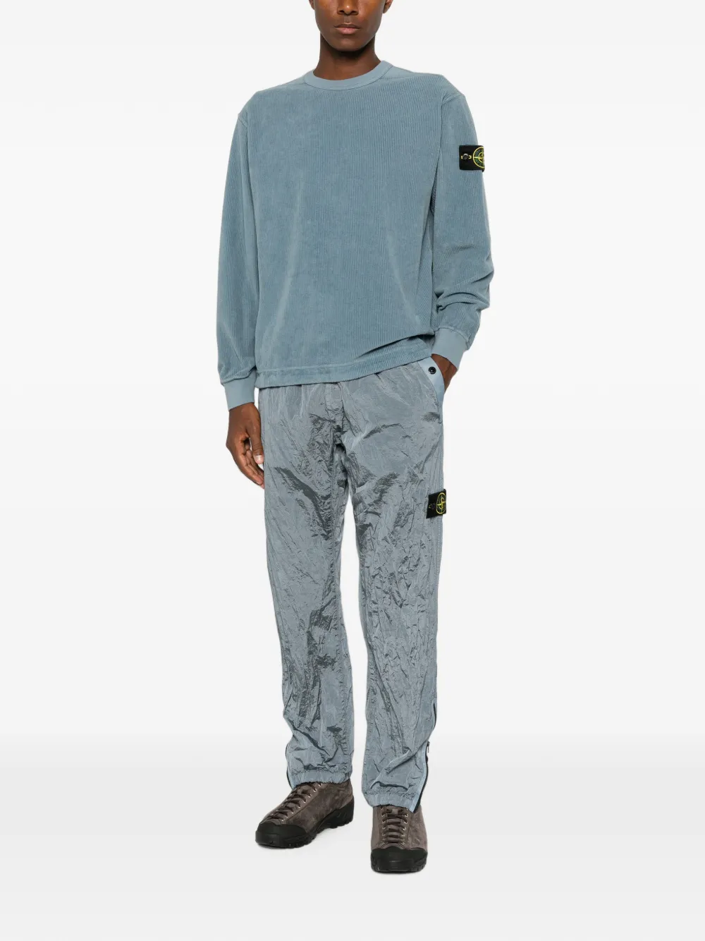 Stone Island Trainingsbroek met logopatch Blauw