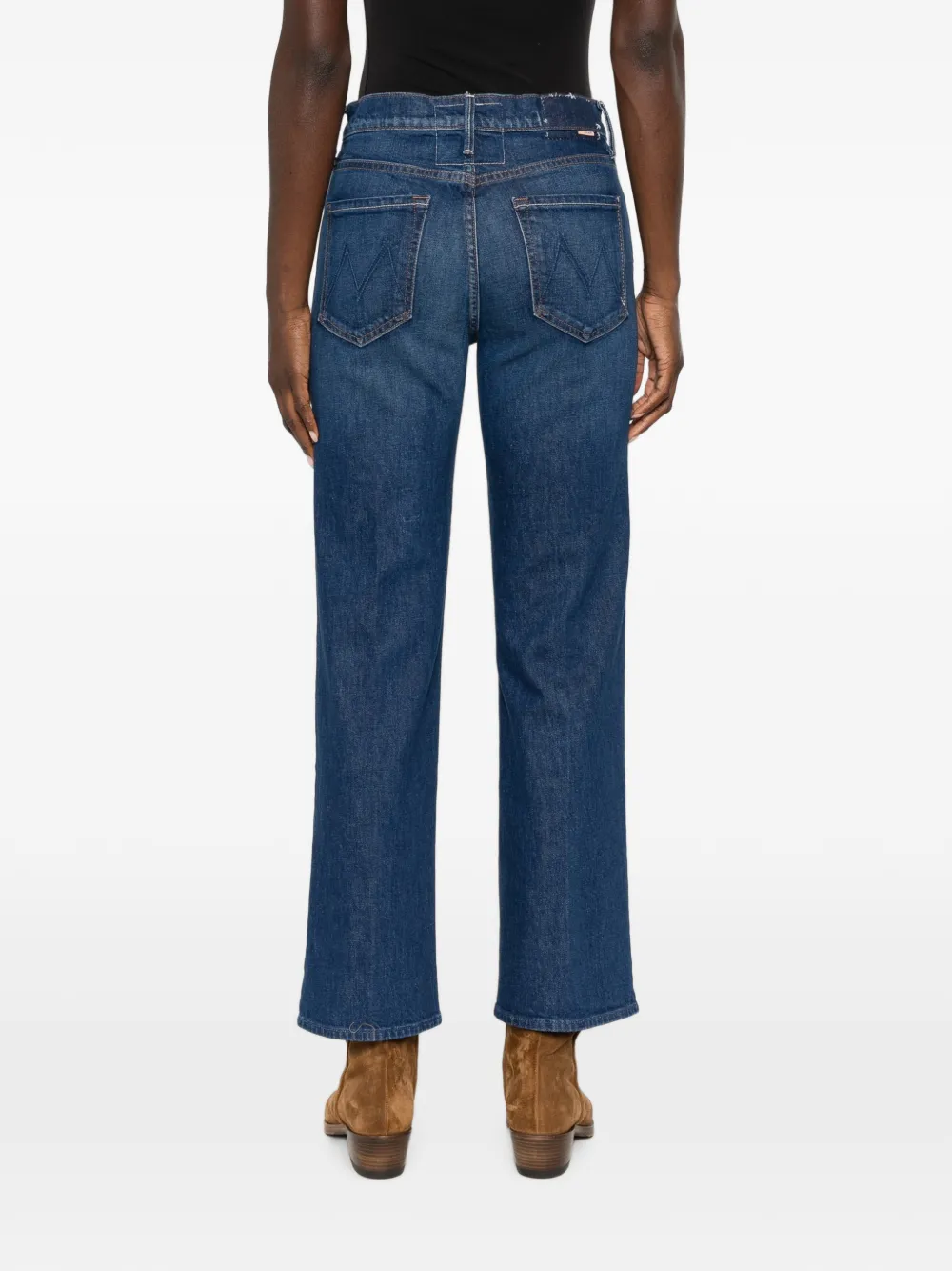 MOTHER Jeans met vervaagd-effect Blauw