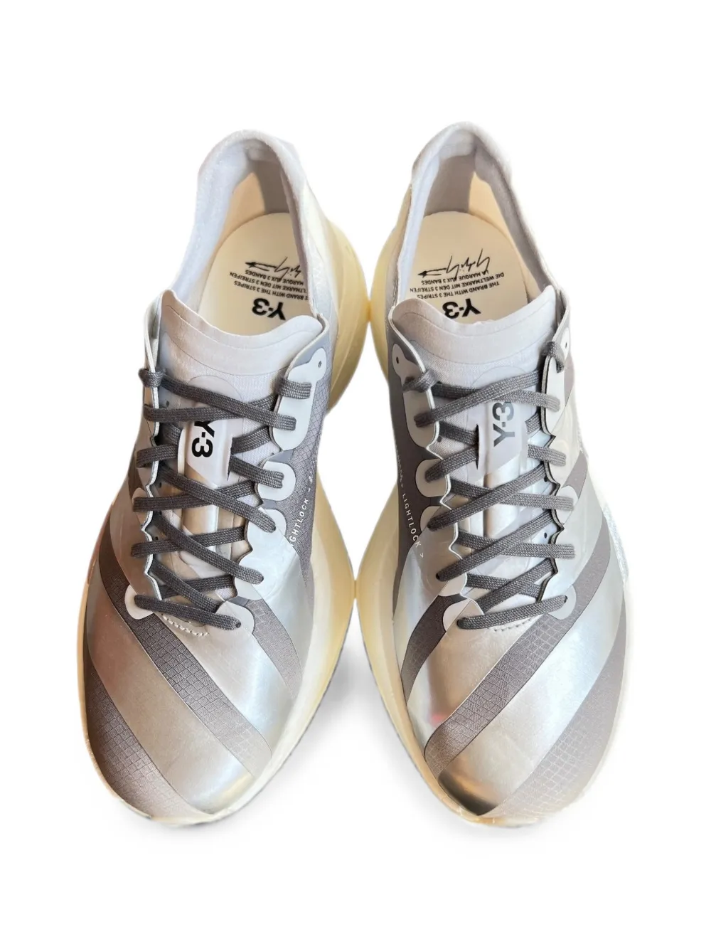 Y-3 Adios Pro 4 lace-up sneakers Zilver