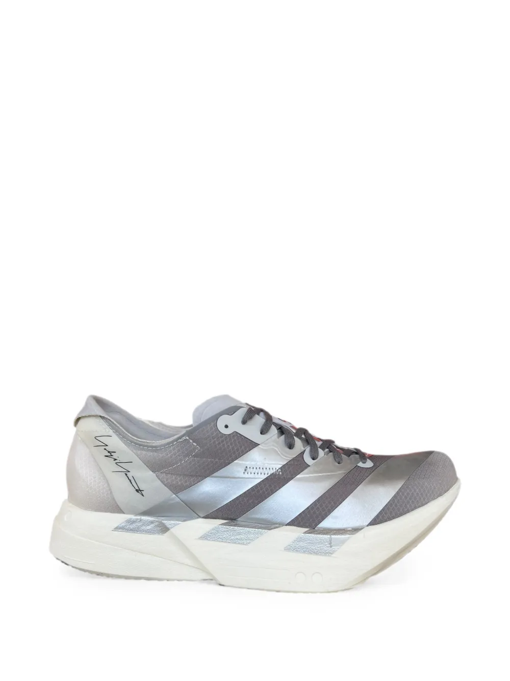Y-3 Adios Pro 4 lace-up sneakers - Argento