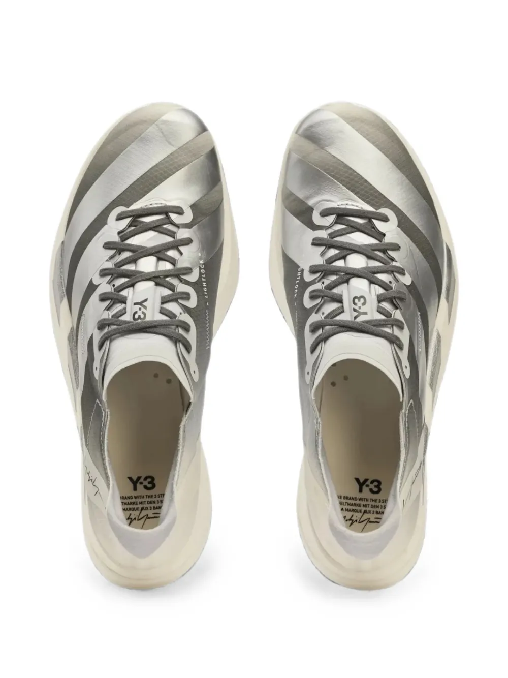 Y-3 Adios Pro 4 lace-up sneakers Zilver