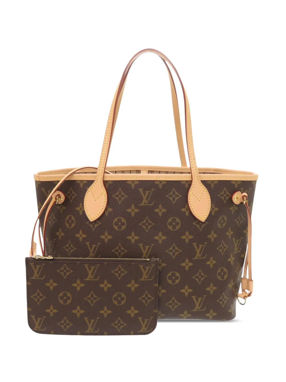 Louis Vuitton Pre-Owned 2021-2026 Monogram Neverfull PM Tote Bag - Braun