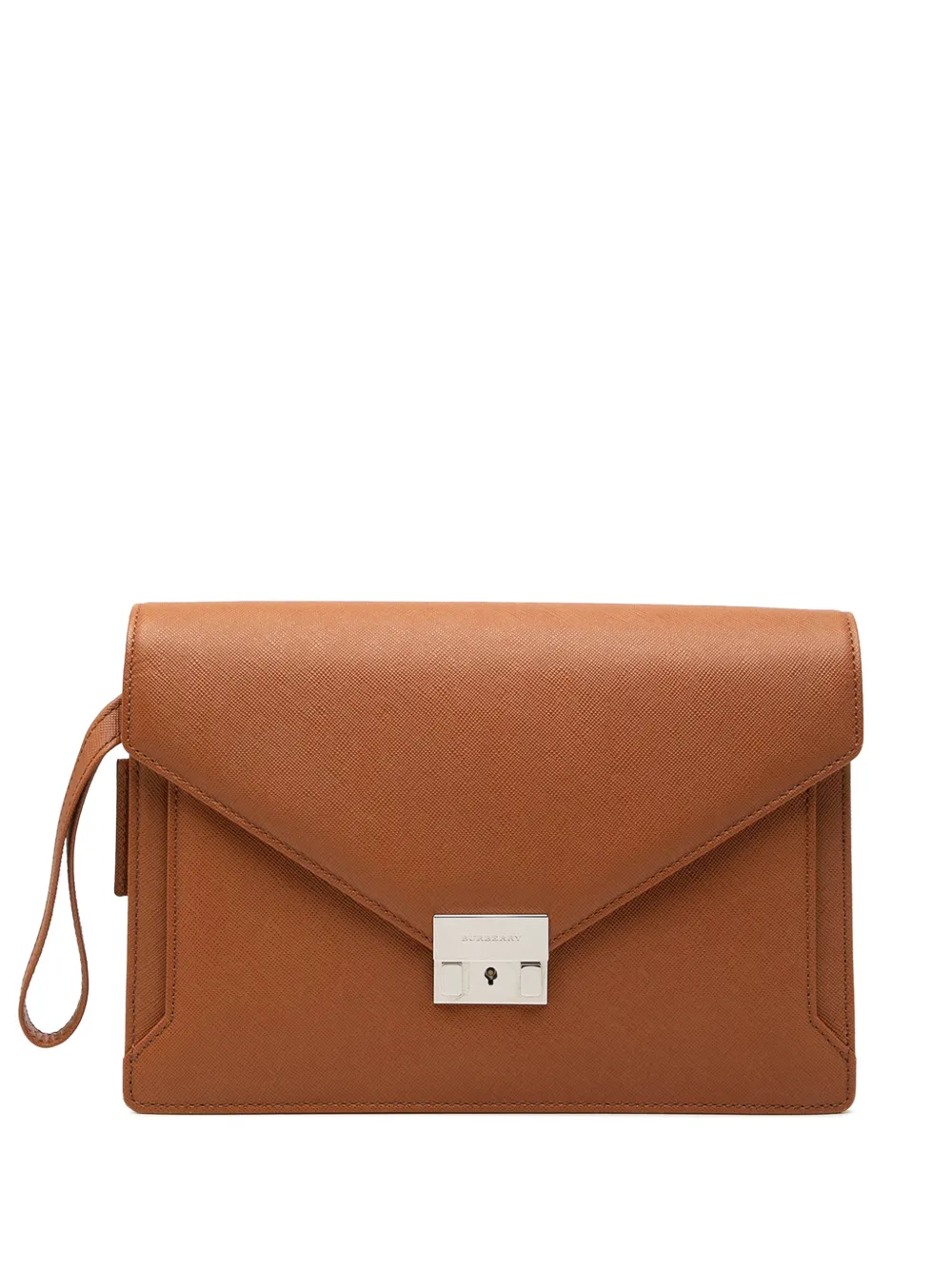 Burberry Pre-Owned 2000-2017 Leather Envelope clutch bag - Brown