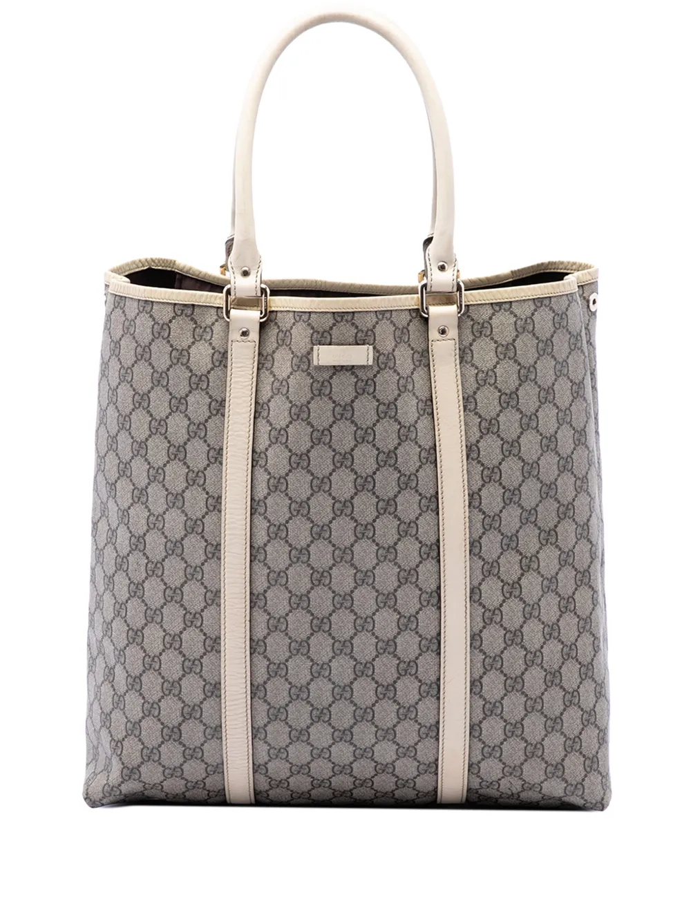 Gucci Pre-Owned Borsa tote Joy verticale in tessuto GG Supreme 2016-2026 - Toni neutri