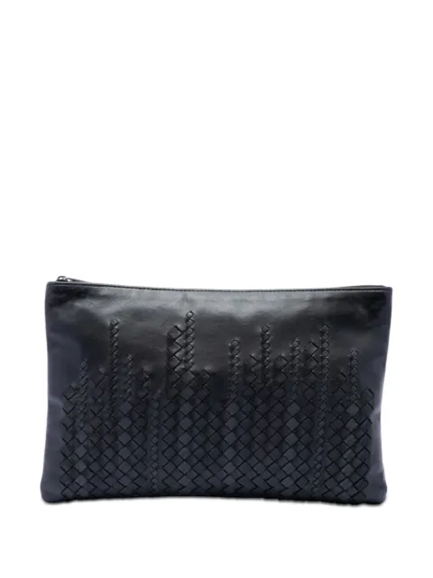 Bottega Veneta Pre-Owned 2012-2026 Intrecciato Trimmed Leather clutch bag