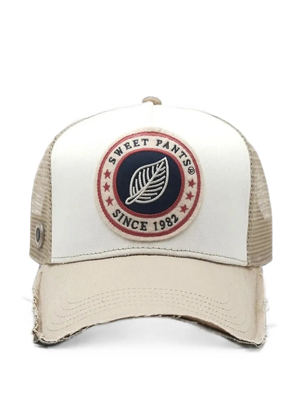 SWEET PANTS Home Run logo-patch mesh-panel cap - Toni neutri