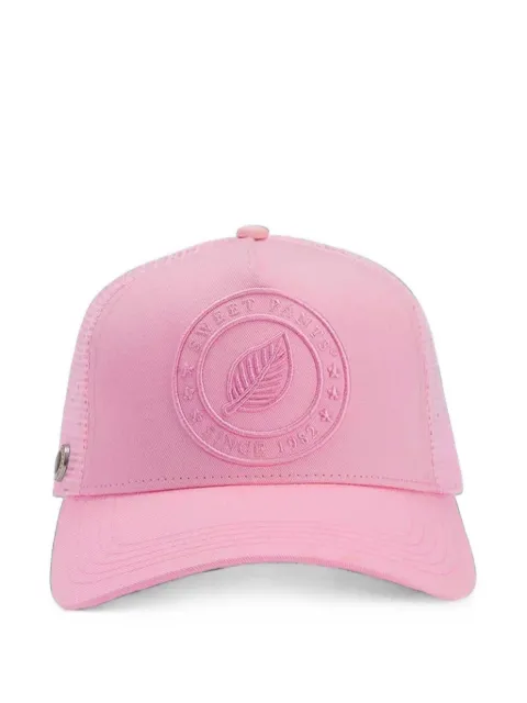 SWEET PANTS 3D logo-patch mesh-panel cap