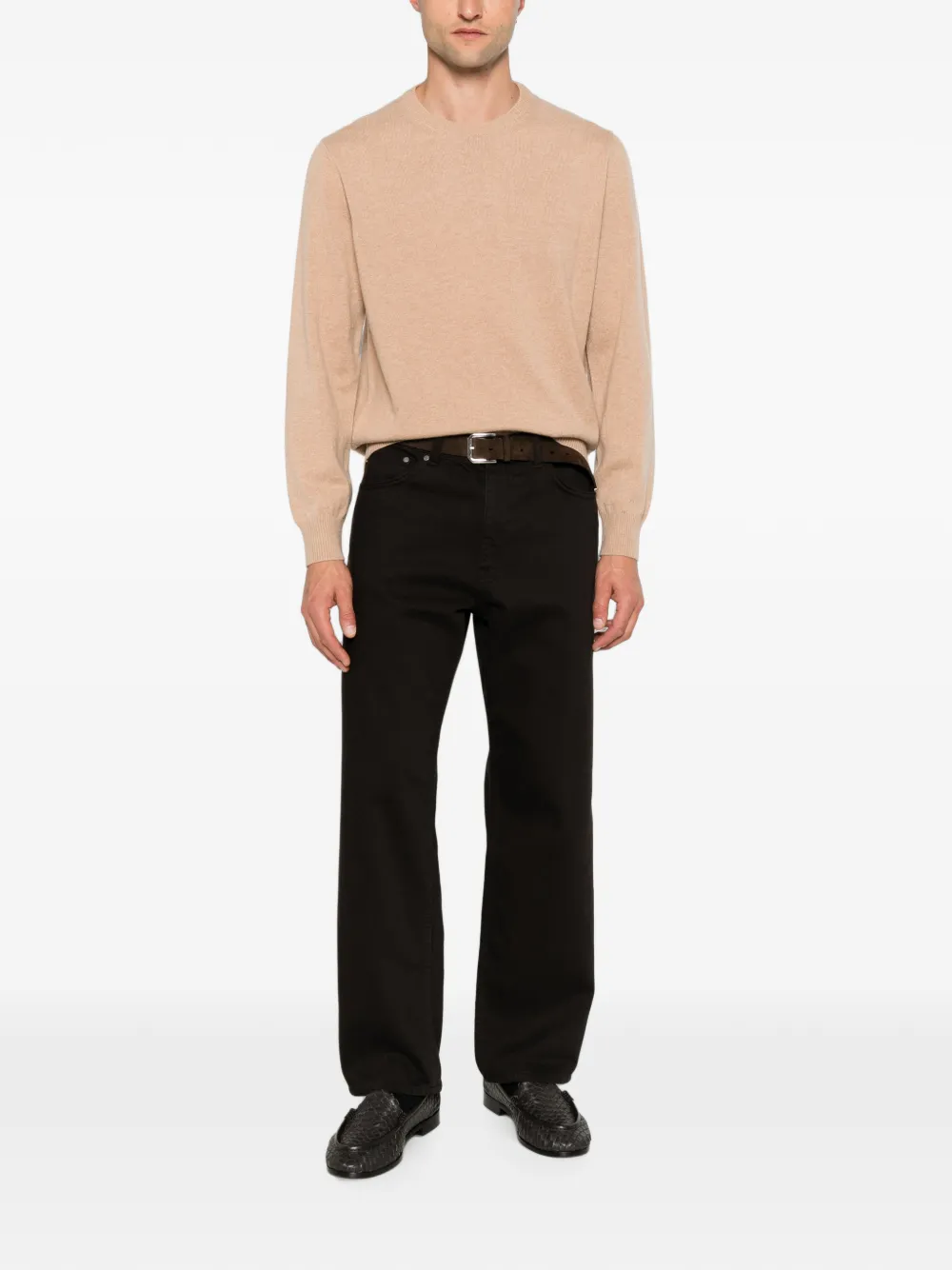 Canali Trui met hoge hals Grijs
