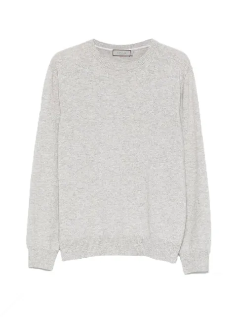 Canali crew-neck long-sleeve sweater