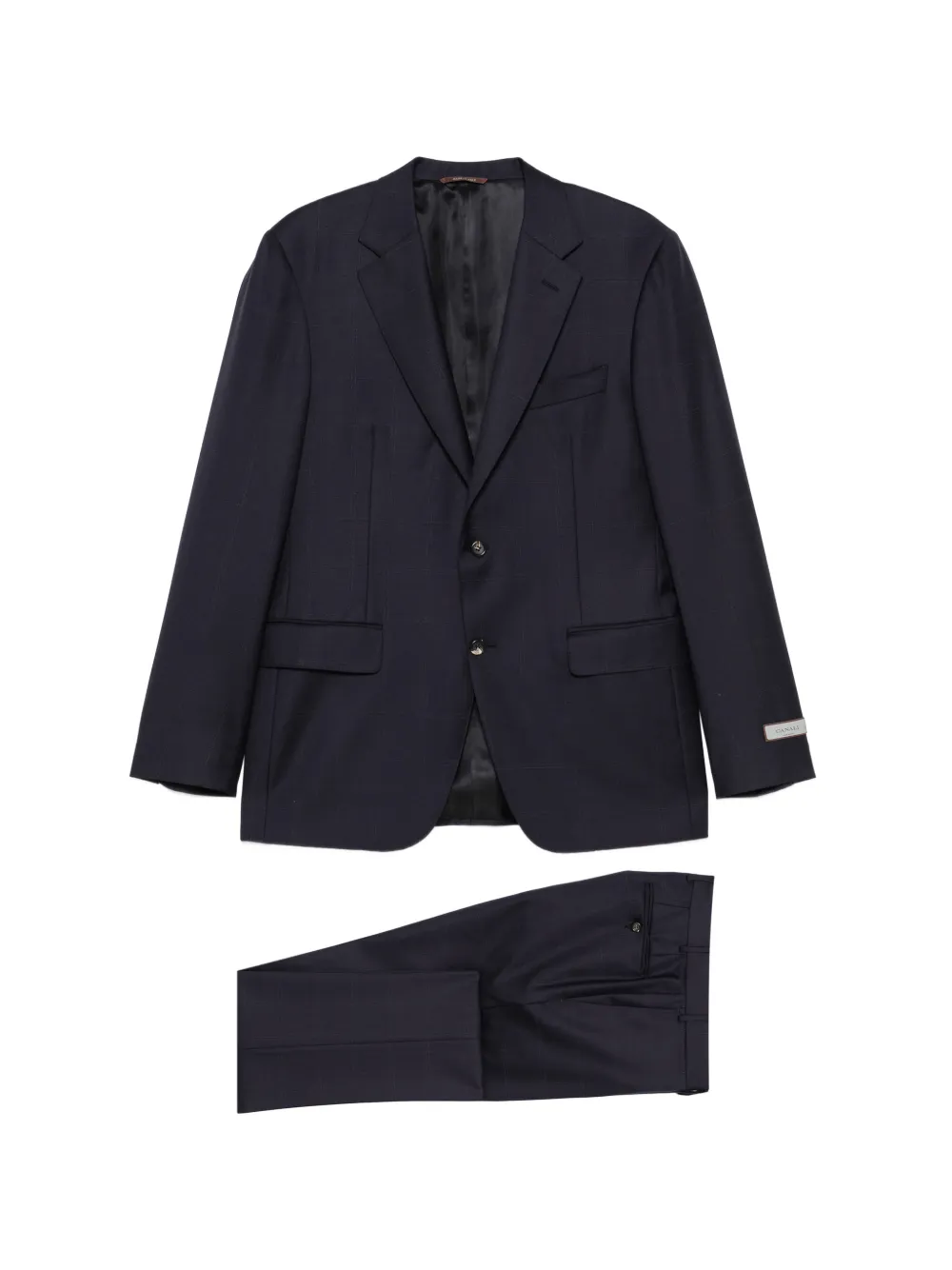 Canali Single-breasted Suit In Blue