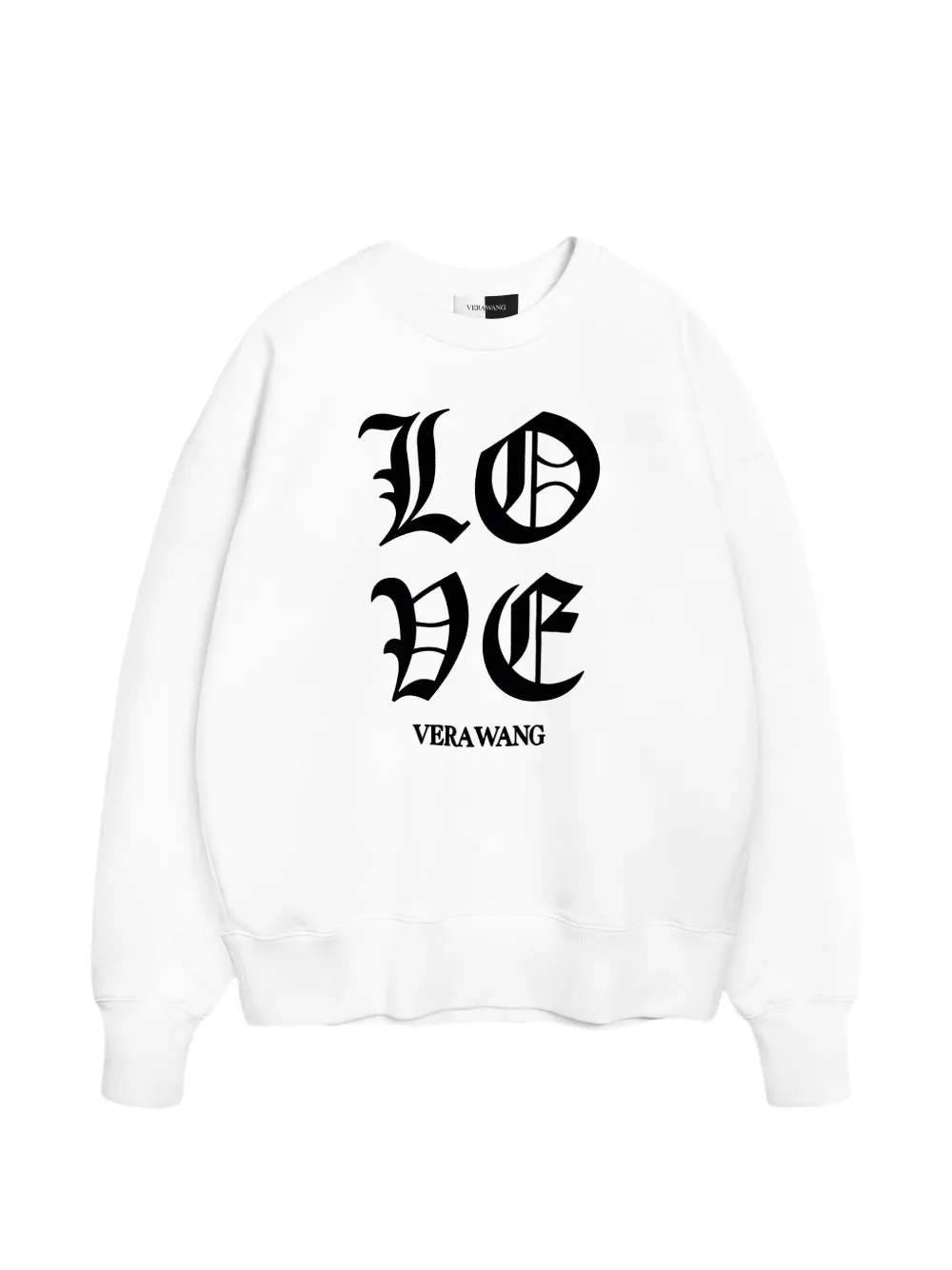 Vera Wang Love oversized cotton sweatshirt - Bianco