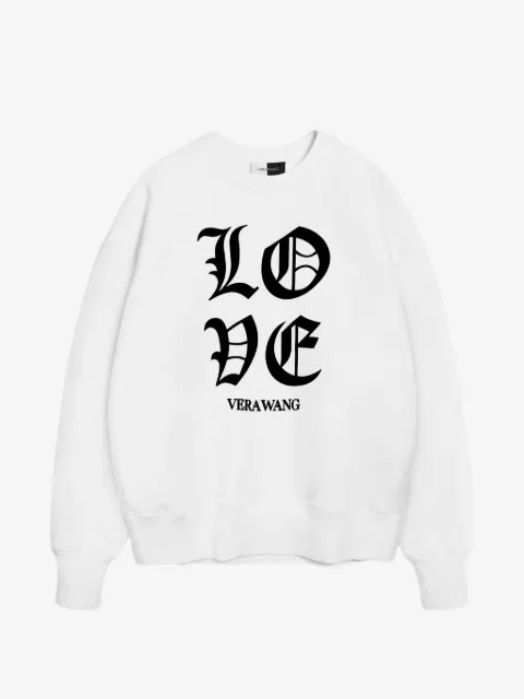Vera Wang Love oversized cotton sweatshirt