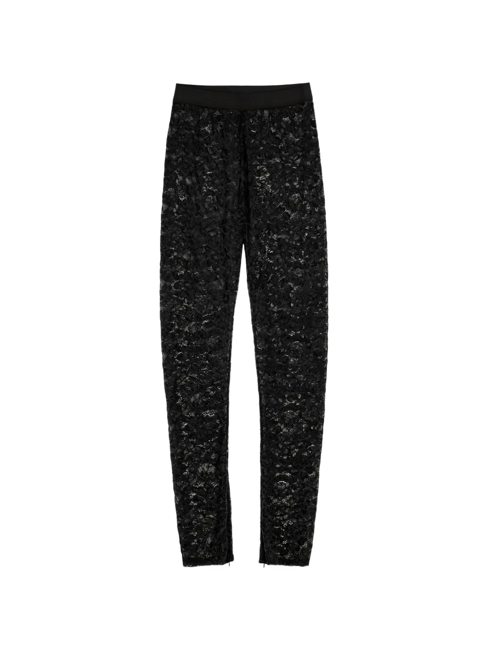 Vera Wang Frances lace leggings - Nero