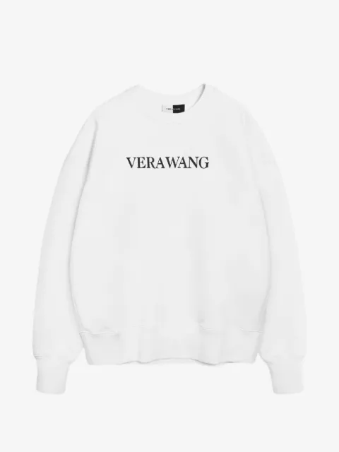 Vera Wang sudadera con logo estampado