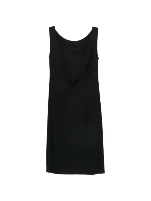SPORTMAX ノースリーブ フレアドレス ネイビー Sportmax ノースリーブ ドレス | ブラック | FARFETCH JP