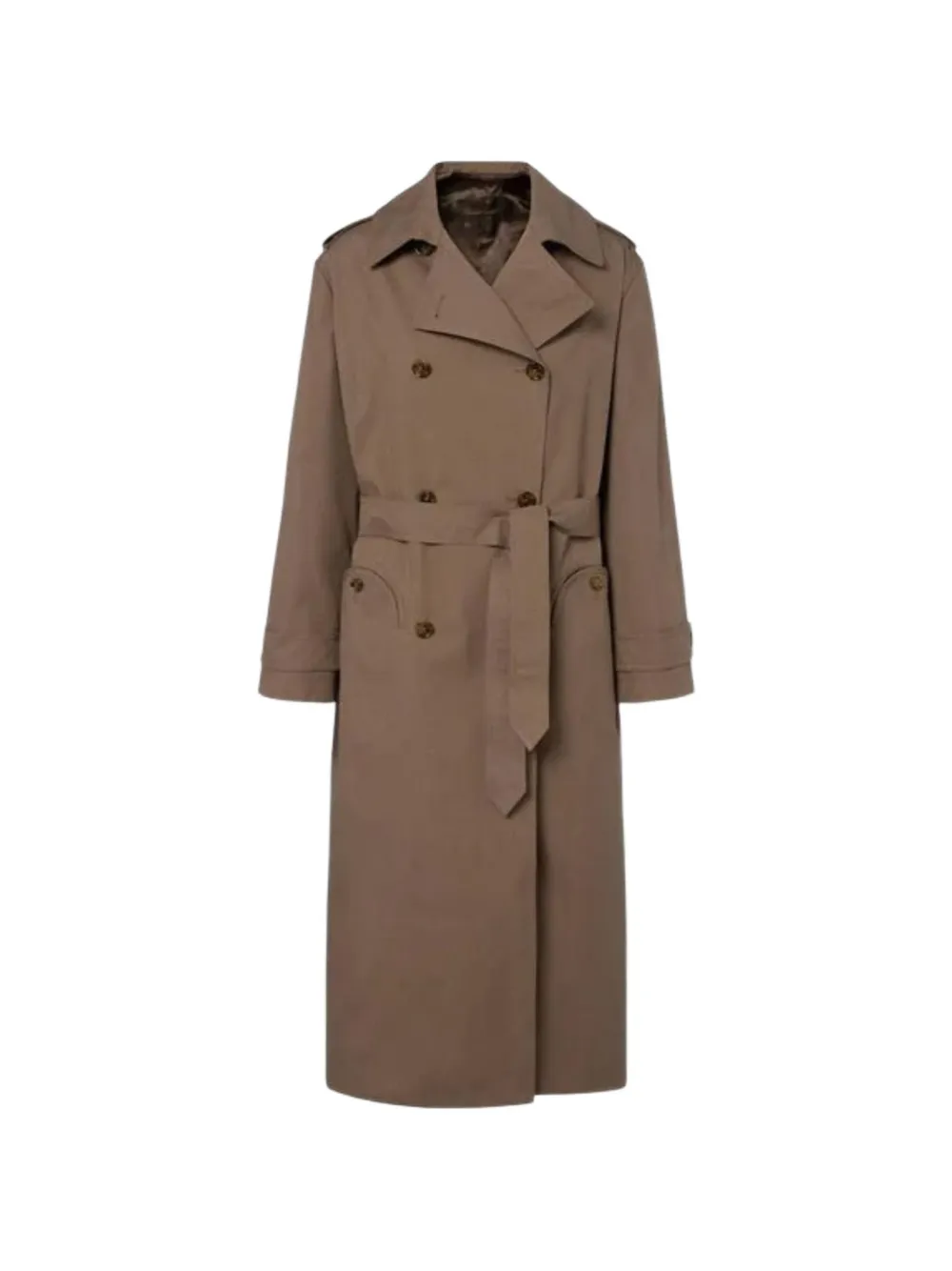 Blazé Milano double-breasted belted trench coat - Braun